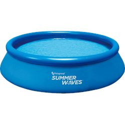 POLYGROUP Quick Set Pool 366x76cm rund Blau