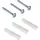 Maclean Brackets LED Wand- und Deckenleuchte Innen-/ Außenbeleuchtung 15W 1100LM IP54 4000K Neutralweiß Grau Rund)