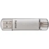 Hama FlashPen C-Laeta 64 GB silber USB-C 3.1