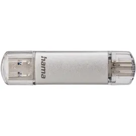 Hama FlashPen C-Laeta 64 GB silber USB-C 3.1