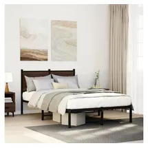 vidaXL Metallbett 120 x 200 cm Braun