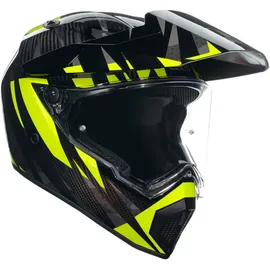 AGV AX-9 Steppa 06 Helm, schwarz-grau-gelb, Größe M
