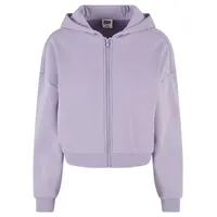 URBAN CLASSICS Zip-Kapuzenpullover in dustylilac | Gr.: XXL