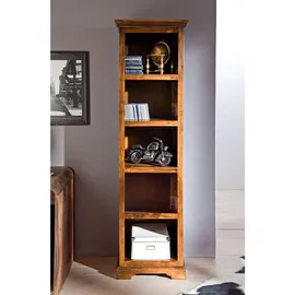 Massivmoebel24 Bücherregal 54 x 44 x 195 cm Honig