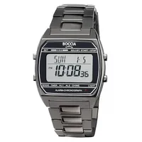 Boccia Titanium Boccia 3738-07 Unisex-Uhr Digital Titan Schwarz