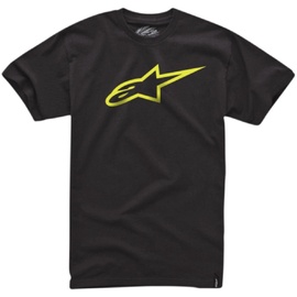 Alpinestars Herren T-Shirt AGELESS CLASSIC TEE, Black/Yellow, L, 1032-72030
