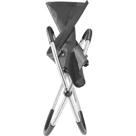 Tectake Sonnenliege 150 x 73 x 75 cm Grau