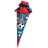 ROTH Bastelset Soccer rot/blau 68 cm 6-eckig