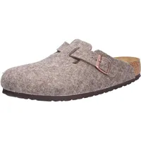 Birkenstock Boston Hausschuh Braun - Grau