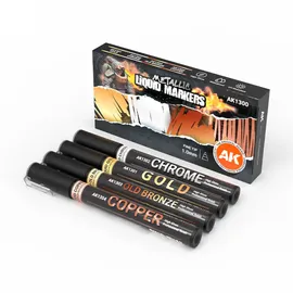AK-Interactive AK Metallic Markers Set