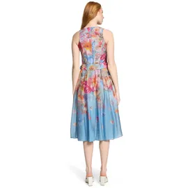 Vera Mont Cocktailkleid Blumenprint Blau 42