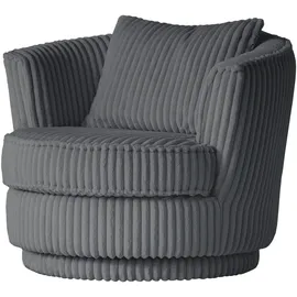 LEONIQUE »MAISIE, Lese-Sessel, Love Seat,«, trendige Stoffe MEGA CORD und Web-Velours, 360 Grad drehbar