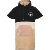 Wave Hawaii Poncho Schwarz XL