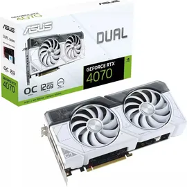 Asus Dual GeForce RTX 4070 White OC 12 GB GDDR6X 90YV0IZ4-M0NA00