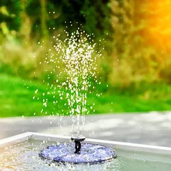Solar Fontäne - Wasserspiel - Sonnenenergie - Sprühh√∂he 28-50cm - D: 16cm - Garten