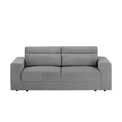 Big Sofa 2,5 Sitzer Branna , grau , Maße (cm): B: 209 H: 89 T: 102