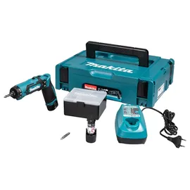 Makita DF012DSJ inkl. 2 x 1,5 Ah + Schnellladegerät + Makpac