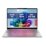 Lenovo Yoga Slim 7i Aura Edition Laptop | CoPilot+PC | 14"WUXGA OLED | Intel Core Ultra 7 256V | 16GB RAM | 512GB SSD | Intel Arc GPU | Win11 | QWERTZ | Seashell | 3 Jahre Garantie Exklusiv bei Amazon