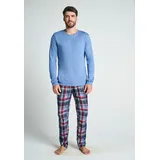 Jockey Pyjama Night & Day Blau/Rot L