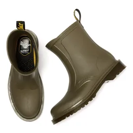 Dr. Martens 1460 Rain Damen, Gr. 46, oliv, Synthetik, Schuhe