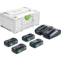 Festool Energie-Set SYS 18V 4x4,0/TCL 6 DUO