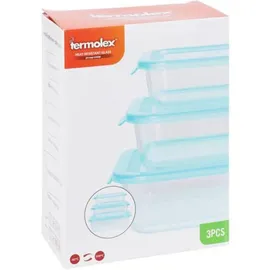 Excellent Houseware Fiambreras Set 3-teilig klar