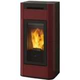 Edilkamin wasserf. Pelletofen | Tera H30 EVO | 29,3 kW | bordeaux