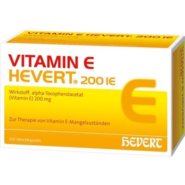 Hevert-Arzneimittel GmbH & Co. KG Vitamin E Hevert 200 IE Weichkapseln