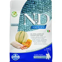 Farmina N&D Ocean Kitten Kabeljau, Garnelen, Kürbis & Cantaloupe-Melone 300 g