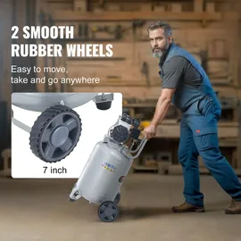 Vevor 49L Flüsterkompressor 2HP ölfrei 8bar