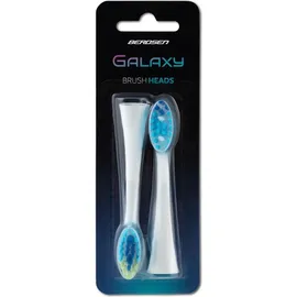 Berdsen 329001 Ersatzbürstenköpfe für die Schallzahnbürste Galaxy, 2 Stück,