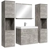 Badplaats Montreal XL 2-tlg. Beton Grau