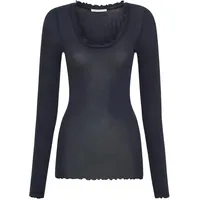 seamless basic Funktionstop SEAMLESS BASIC "Seamless Basic Top Cotton", Damen, Gr. S/M, midnight, Obermaterial: 100% Baumwolle, Tops