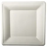 Papstar ́pure eckig, 26 cm x 26 cm weiss