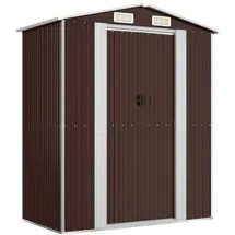 vidaXL Geräteschuppen 1,92 x 1,08 m Dunkelbraun