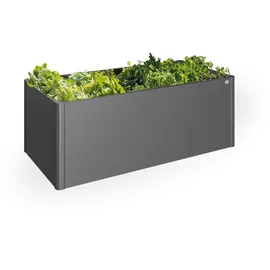 Biohort Hochbeet 2x0,5 201 x 53 x 77 cm dunkelgrau-metallic