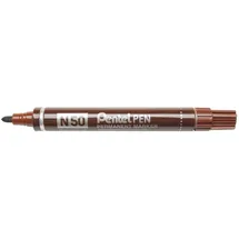 Pentel Permanentmarker N50 2 mm 2 St. Braun