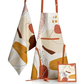 Winkler Küchenschürze, Mehrfarbig, Textil, 72x85 cm, Kochen, Geschirrtücher & Schürzen, Schürzen