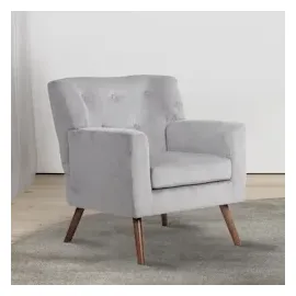 CLP Sessel Kioni Cordbezug, grau