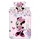 Disney Minnie Mouse Herzen Schwarz 160 x 200 cm + 70 x 80 cm