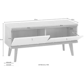 Andas Lowboard »Merle« Scandi Design, Breite 107 cm