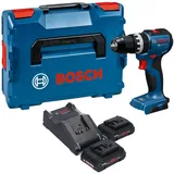 Bosch GSB 18V-52 Professional inkl. 2 x 4,0 Ah + Ladegerät + L-Boxx