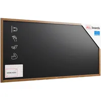 ALLboards Kreidetafel 200 x 100 cm Schwarz