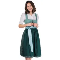 MarJo Dirndl Cord Dirndl 2tlg. - CONNY - flaschengrün grün 40