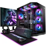 Vibox IV-567 Gaming PC Set Komplett • Monitor 27 Zoll • AMD Ryzen 7 5700X 8-Kern • Nvidia RTX 5080 16GB • 32GB RAM • 1TB NVMe M.2 SSD • Windows 11 • WLAN