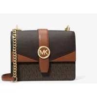Michael Kors Jet Greenwich Umhängetasche Canvas Brown