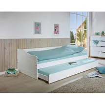 Interlink Kinderbett Leonie 90 x 200 cm Kiefer massiv weiß