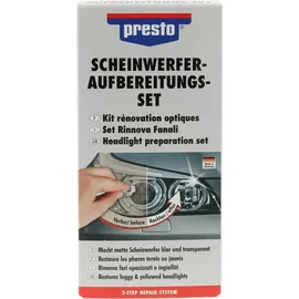 PRESTO Scheinwerfer-Aufbereitungs-Set 19-teilig 0,5 kg