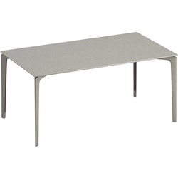 Tisch Allsize Fast iron grey grau, Designer Alberto Lievore, 74x161x91 cm
