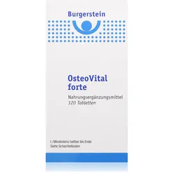 Burgerstein OsteoVital Forte Tabletten für gesunde Knochen und Zähne 120 TABL